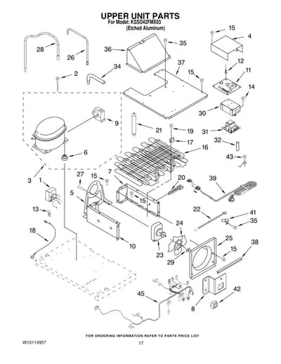 UPPER UNIT PARTS