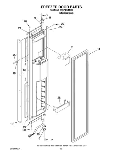 FREEZER DOOR PARTS