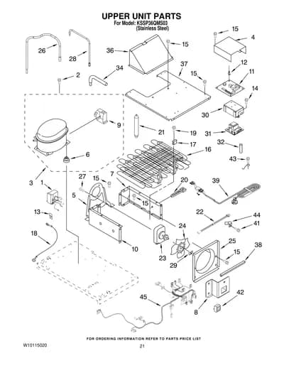 UPPER UNIT PARTS