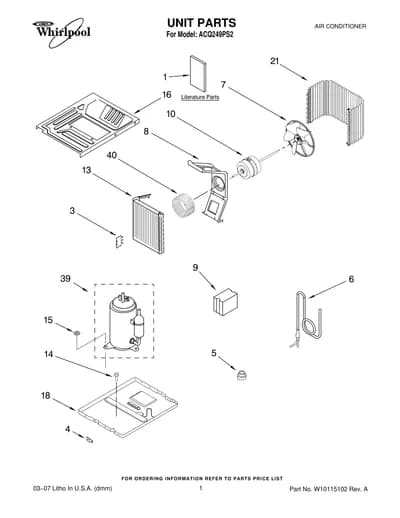 UNIT PARTS