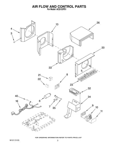 AIR FLOW AND CONTROL PARTS
