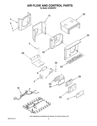 AIR FLOW AND CONTROL PARTS