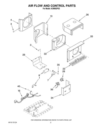 AIR FLOW AND CONTROL PARTS