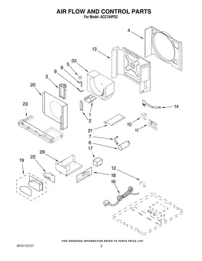 AIR FLOW AND CONTROL PARTS