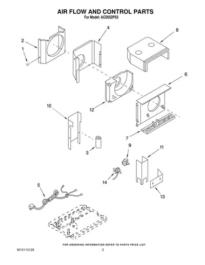 AIR FLOW AND CONTROL PARTS