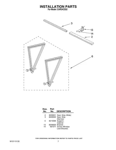 INSTALLATION PARTS