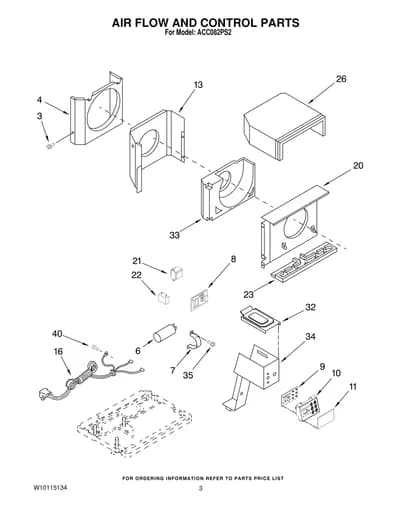 AIR FLOW AND CONTROL PARTS