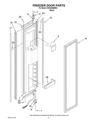FREEZER DOOR PARTS