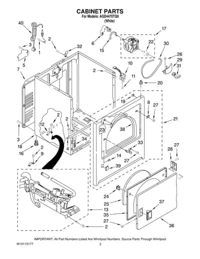 CABINET PARTS