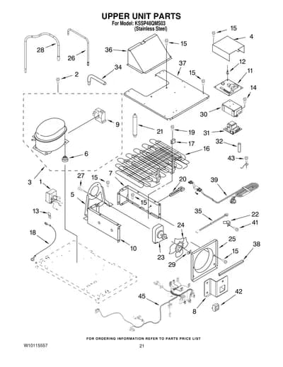 UPPER UNIT PARTS