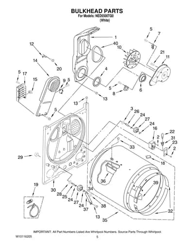 BULKHEAD PARTS