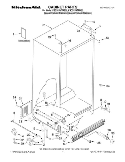 CABINET PARTS