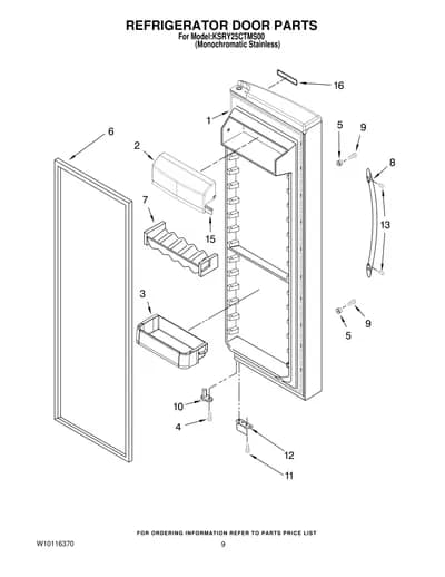 REFRIGERATOR DOOR PARTS