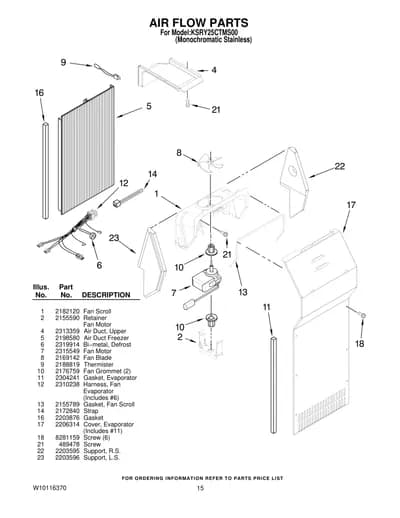 AIR FLOW PARTS