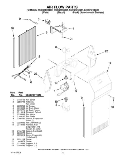 AIR FLOW PARTS