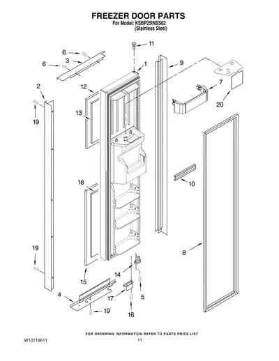 FREEZER DOOR PARTS