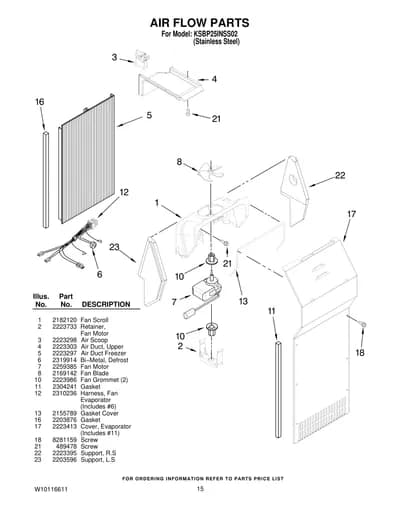 AIR FLOW PARTS