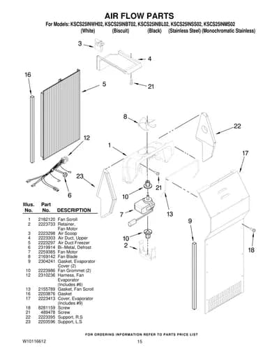 AIR FLOW PARTS