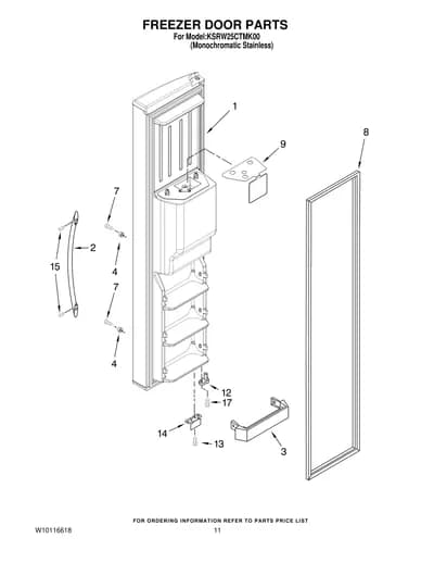 FREEZER DOOR PARTS