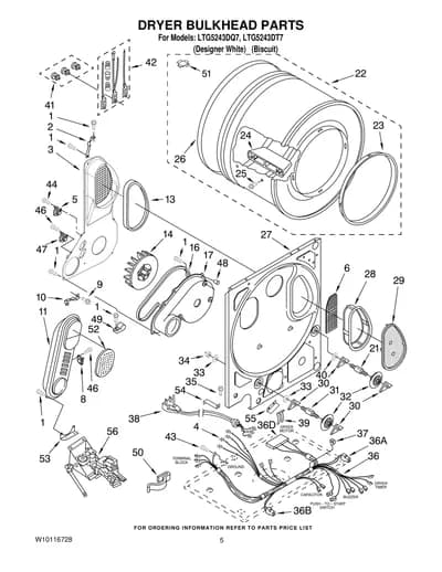 DRYER BULKHEAD PARTS