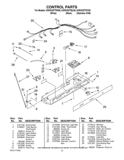 CONTROL PARTS