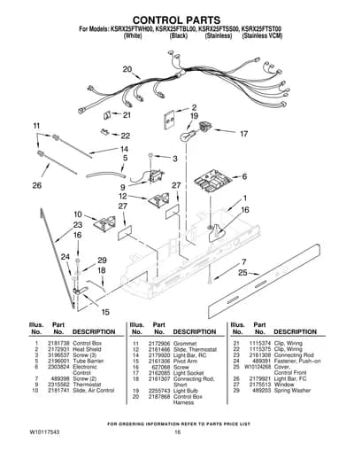 CONTROL PARTS