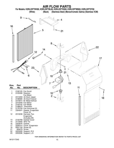 AIR FLOW PARTS