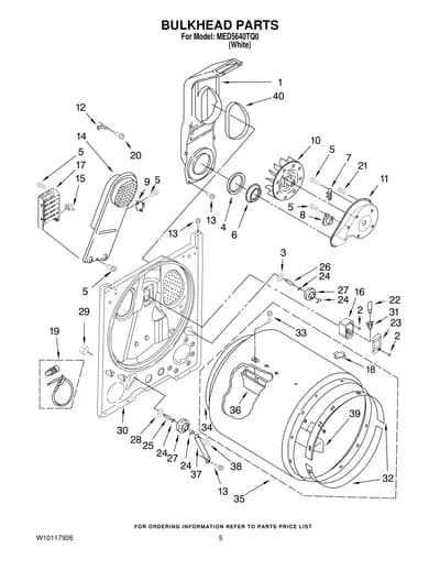 BULKHEAD PARTS