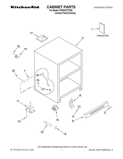 CABINET PARTS