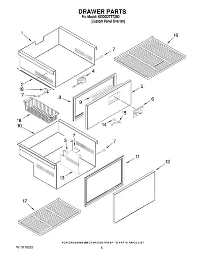 DRAWER PARTS