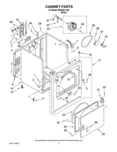 CABINET PARTS