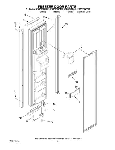 FREEZER DOOR PARTS
