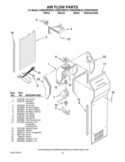 AIR FLOW PARTS