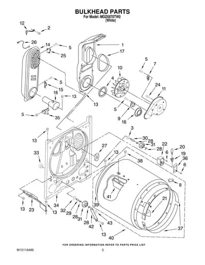 BULKHEAD PARTS