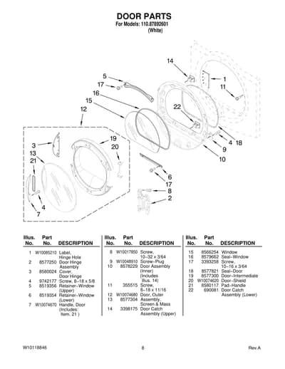 DOOR PARTS