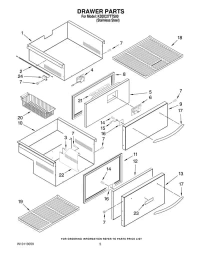 DRAWER PARTS