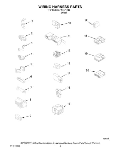 WIRING HARNESS PARTS