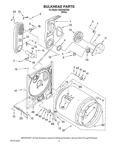 BULKHEAD PARTS