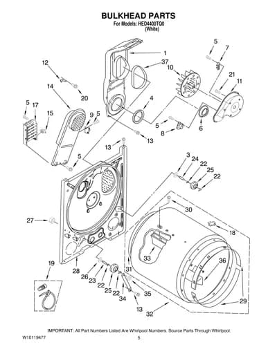 BULKHEAD PARTS