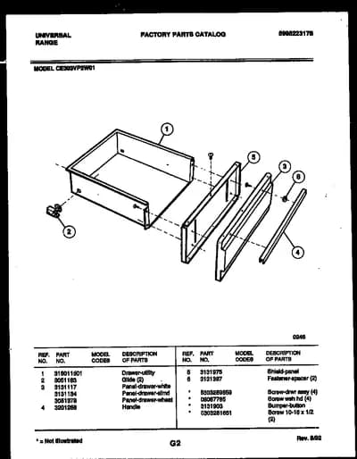 DRAWER PARTS