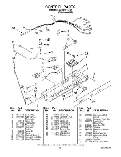 CONTROL PARTS