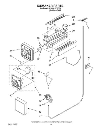 ICEMAKER PARTS