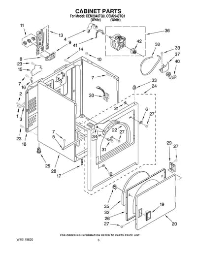 CABINET PARTS