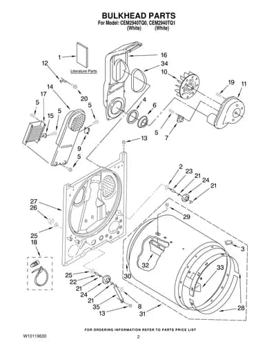 BULKHEAD PARTS