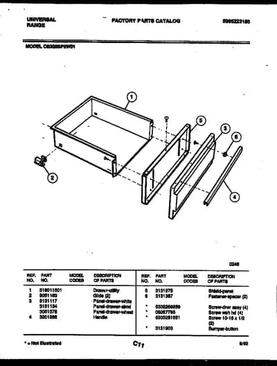 DRAWER PARTS