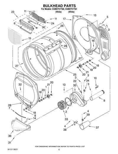 BULKHEAD PARTS