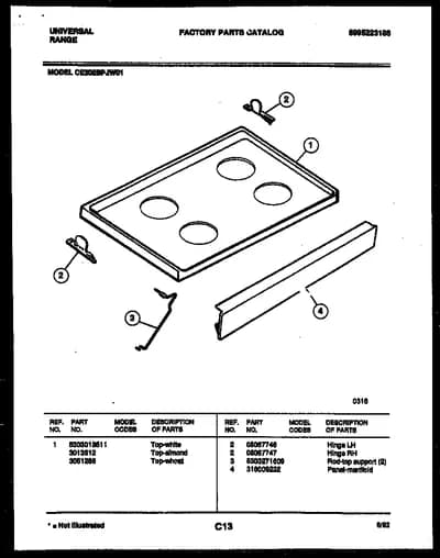 COOKTOP PARTS
