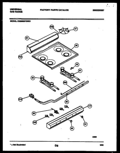 COOKTOP AND BURNER PARTS