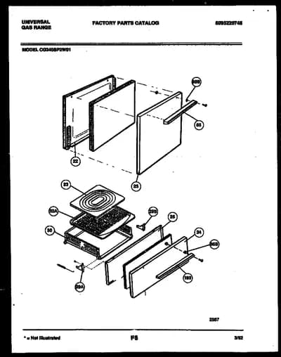 DOOR AND BROILER DRAWER PARTS
