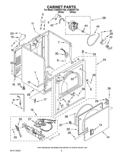 CABINET PARTS